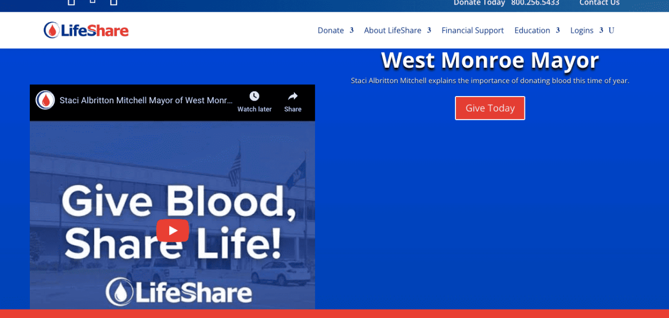 lifeshare blood donor portal