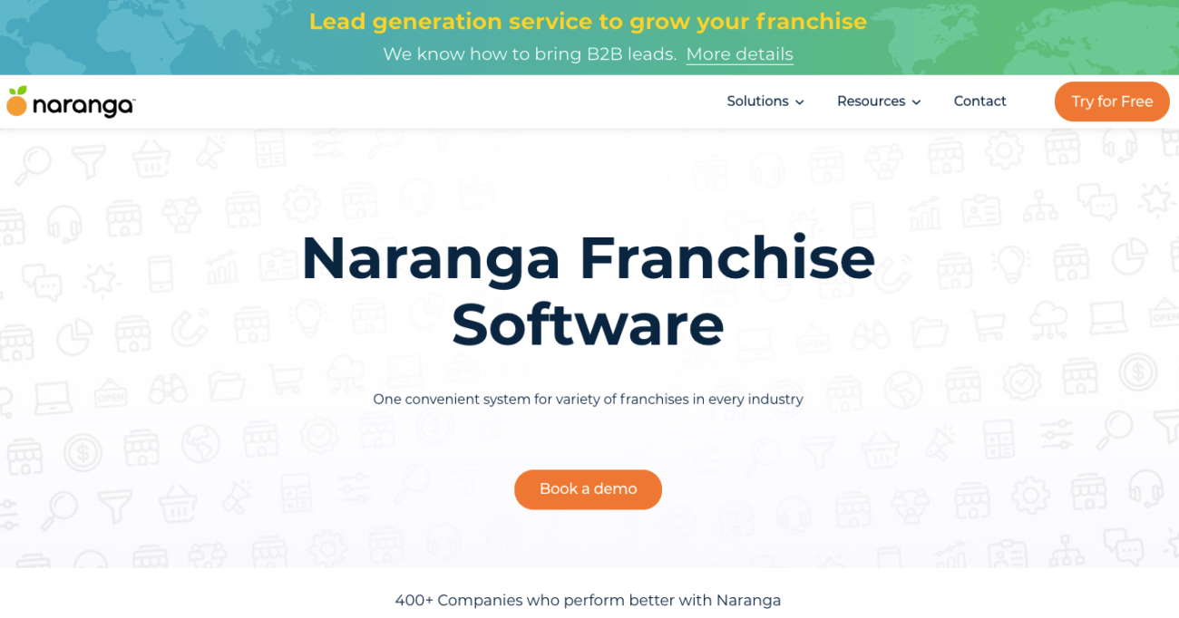 naranga franchisee portal