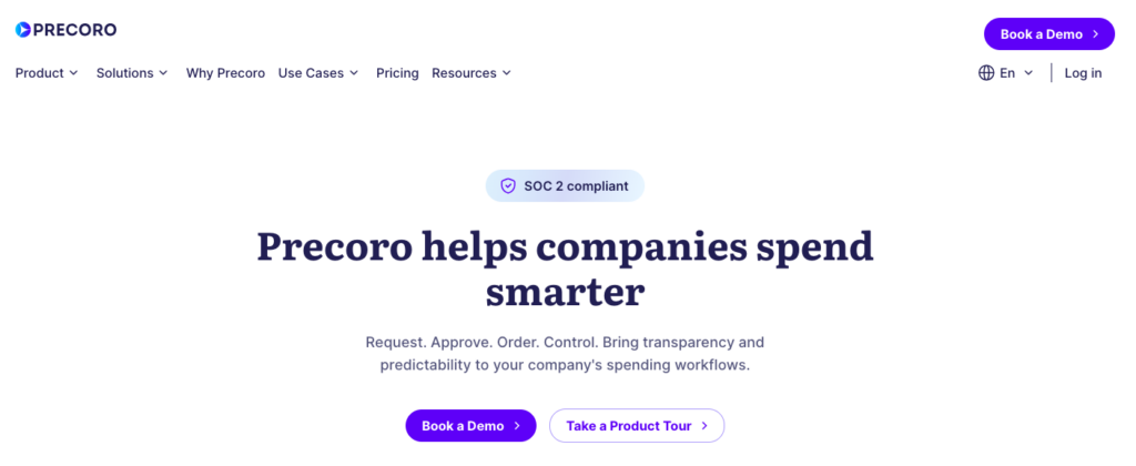 precoro procurement software designed for small to medium-sized businesses