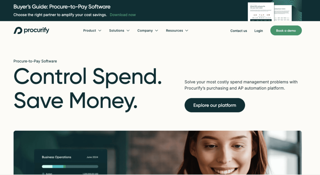 procurify procure to pay software with vendor platforms solution